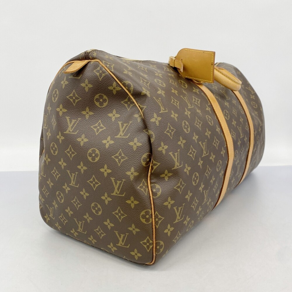 LOUIS VUITTON Brown Monogram Keepall 55 Boston Bag - Picture 2 of 13
